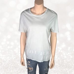 VTG Burberry Brit Tee Tshirt Men Small Wom…